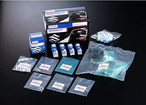 Saarwebstore Suzuki Marine Servicekit für alle Suzuki Aussenborder Wartungskit alle Außenbordmotoren Modelle Größe DF9.9B/15A/20A