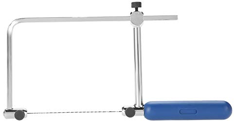 Professional U Shaped Saw Frame with 6 Spiral Saw Blades Adjustable Cutting Tool Jewelry Making Kit
