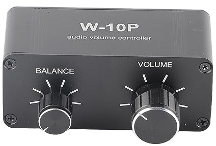 Amplificador Audio Mini Preamplificador Estéreo Amplificador de Volumen Caja de Interruptores Estéreo con Salida Jack de 3,5 Mm para Teléfonos Computadoras Decodificadores Guitarras Bajos