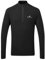 Ronhill Running, Men's Core Thermal 1/2 Zip, Black/Bright White, Size L