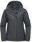 Little Donkey Andy 3-in-1 Skijacke Damen mit Fleece Warm Doppeljacke Wasserdichte Winddicht Softshell Regenjacke Outdoor Funktionsjacke mit Abnehmbare Kapuze Grau 3XL