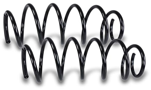 BESTPRICE 2x Fahrwerksfeder vorne links & rechts Kompatibel mit FORD FIESTA Mk5 (JH_, JD_), FIESTA Mk5 Van