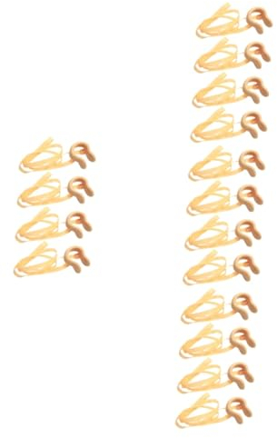 Happyyami 16 STK Nasenclip mit Kordel Gel professionelle Schwimmclips Spielzeug verschleißfeste Schwimmklammern Latex-Schwimmklammern verpackt Nasenklammer Lieferungen Zubehör Emulsion