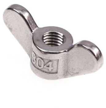 KanDuo 2 Tuercas de Mariposa M20-M24 Tuercas de Mariposa Tuercas de Mariposa de Punta Redonda Tuercas de Tornillo de Acero Inoxidable 304 Tuercas de Mariposa (Color : M24 1pcs)