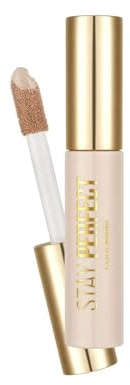 Flormar Stay Perfect Concealer con aplicador jumbo– Corrector de Ojeras Alta Cobertura y Larga Duración | Corrector Maquillaje Líquido con Acabado Natural e Hidratante, 002 Light