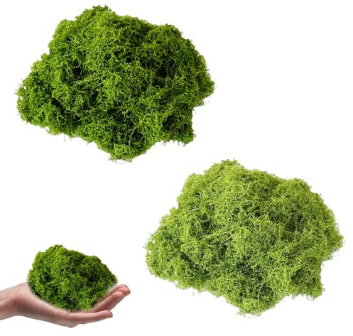Tcnzdy 100g Moos, Moos Zum Basteln, Künstliches Moos Moos Deko Langlebig Moos Fake Moos Für Fflanzen Deko Moos Künstlich Und Kunstmoos Zum Basteln Für Die Gartendekoration