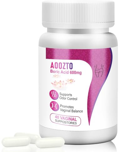Suppositories for Women, Vaginal Suppository for Healthy pH Balance & Odor Control | Hygiene Products for Discomfort | Intimate Feminine Health (40 Count)