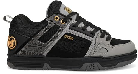 DVS Comanche, Scarpe da Skateboard Uomo, Grigio/Nero/Oro, 38 EU