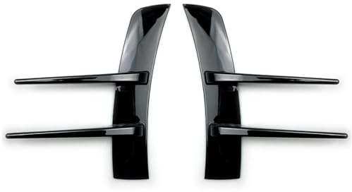 Alerón delantero coche Embellecedor Ventilación Aire Frontal Cubierta Capó Entrada Alerón Divisor Marco Para Mercedes Para Benz Clase A W177 A200 A35 Para AMG 2019-2022 Parachoques Delantero Spoiler(N