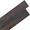 vidaXL Laminat Dielen PVC 5,02m² 2mm Selbstklebend Dunkelbraun Vinyl Boden