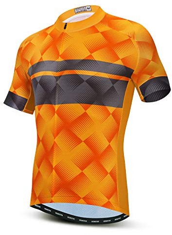 Cycling Jersey Men MTB Jersey Zipper Biker Racing Tops Mountain Road Clothing Bicycle Shirts Jacket Summer Cycle Blouse for Men Outdoor Sports Riding Top Summer Clothing Size XXXL