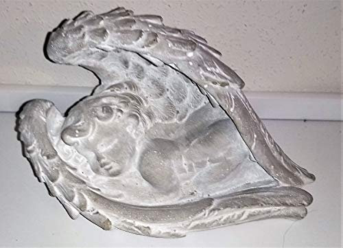 Ange / Figurine de protection / Décoration funéraire / Résistant aux intempéries / Décoration funéraire / Sculpture amoureuse / Statuette en pierre / Sculpture endormie.