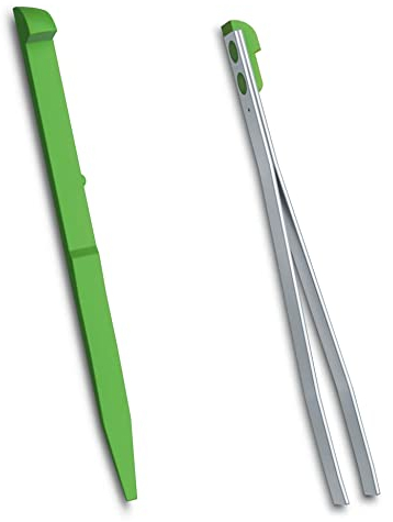 Victorinox Green toothpick + tweezers spares for LARGE 91mm swiss army knife