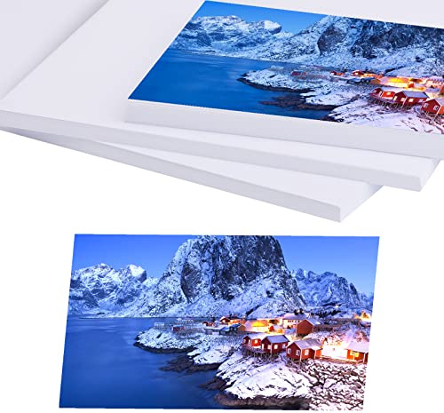 LUNARM 110 Sheets Photo Paper, 3 Sizes (4x6, 5x7, 8x10) Glossy Paper Photo for Dye Ink Printer, 180gsm Inkjet Printing Photo Paper Clear Image for Photo Album DIY Party Camping Festival Record