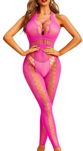 RSLOVE Sexiga damunderkläder nätbody bodystocking mesh damkläder