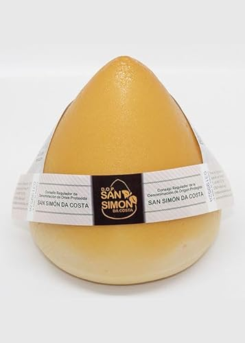 Queso San Simón da Costa D.O.P - Delicatessen Gallega Ahumada de Sabor Excepcional - 1kg aprox.