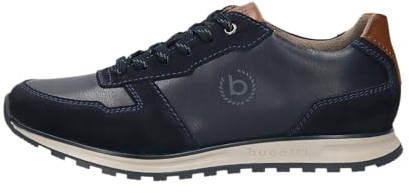 bugatti Zapatillas clásicas para Hombre, Mezcla de Materiales, Estilo de Negocios, Color Azul Oscuro, Talla 43 EU, Azul Oscuro, 43 EU