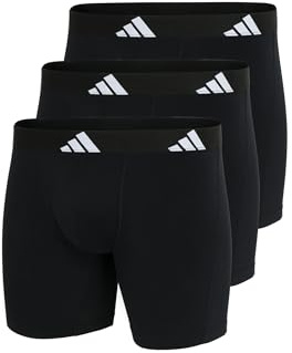 adidas Men's Boxer Shorts (Pack of 3), 000 Black, M