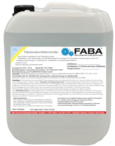 FABA Flächendesinfektionsmittel 5 L