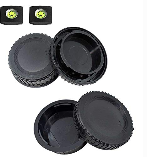 Front Body Cap and Rear Lens Cap Cover for Nikon D7500 D7200 D7100 D7000 D5600 D5300 D5200 D5100 D3500 D3400 D3300 D3200 D3100 D850 D810 D800 D750 D600 D90 D80 More Nikon F Mount BF-1B
