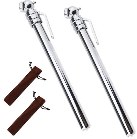 2 PCS Tire Pressure Gauge Portable Tire Air Pressure Pencil Stainless Steel Tyre Pressure Pen for Tire Pressure Measuring Tool