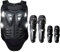 Protettori da Moto per Ginocchia+ Gilet Moto Uomo Estivo, Protettori da Moto per Torace, Protezione Schiena Moto, Pettorina Mtb Motocross, Armatura Moto
