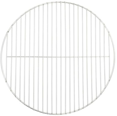 Homgoday Griglia rotonda di ricambio multifunzione griglia per barbecue a carbonella, barbecue a sfera e braciere Ø 47 cm, acciaio inox 304