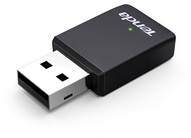 Tenda AX900 Adaptador USB WiFi para PC, Doble Banda 5G/2.4G, USB2.0, Soft-Ap, MU-MIMO, WPA2, Windows 7/10/11, U11