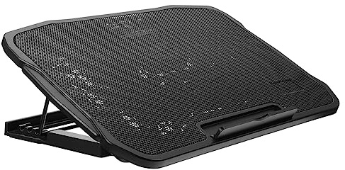 LAPYAPPE Soporte para Portátil con Ventilador Ajustable Base Ergonómica para Disipación de Rápida Notebook Refrigerador Multifuncional para Uso Doméstico y Oficina
