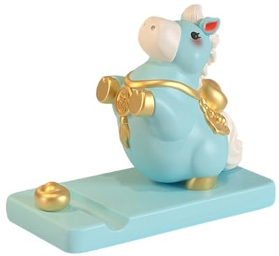 Supporto per telefono da scrivania, a forma di cavallo, ornamento per cellulare, per ragazze, adolescenti, bambini, donne, tablet, casa, ufficio, toeletta, calza di Natale