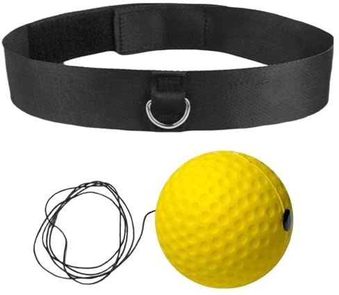Generico Palline riflesse per Allenamento di Boxe, Palline di Reazione per Allenamento di Boxe - Set di Palline React con Fascia per da per Bambini - Attrezzatura da Palla Reflex f