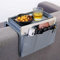 Sofa Armlehne Organizer Faltbar Sofa Butler mit Tablett Caddy Tasche Couch Sessel TV Fernbedienung Halter Hängen Sofatablett Couch Aufbewahrungstasche für Snacks, Getränke, Magazin, Handy iPad