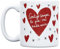 UO Tasse Contigo Immer, was mit niemandem jemals zuvor – Geschenkidee voller Gefühle und Liebe für Ihre Partnerin – hochwertige Keramik, 350 ml.