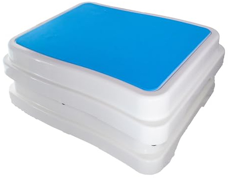 Portable Bathroom Bathtub Support Step - Stackable & Extendable Slip Resistant Safety Shower Platform for Bathroom Safety Aid for Handicap (Regular, 1, Count)