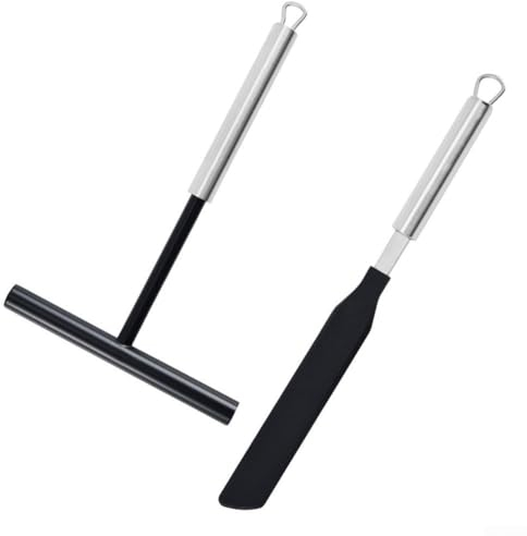 ARMYJY 1 Set Stainless Steel Crepes Distributor for Crepes Crepe Maker Spatula Crepes Accessories Pancake Maker Crepe Distributor Crepes Dough Spreader