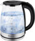 RAINBEAN Electric Kettle, 1.8L Glass Tea Kettle with LED Light, Auto Shut-Off and Boil-Dry Protection Cordless Kettle Fast Boiling