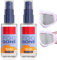 2PCS Anti Fog Spray for Glasses,Anti Mist Fog Spray,Anti Fog Spray Len Cleaner Spray,Anti Fog Spray for Swimming Goggles,Anti Fog Spray for Helmet Visor,Anti Mist for Car Windscreen,Eyeglass Cleaner