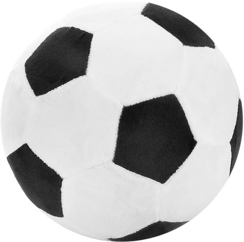SYTTNUM Pelota de Fútbol de Peluche, Peluches de Fútbol,Lindo Cojín de Peluche de Bola de Simulación,Juguete de Peluche,Juguetes Infantiles, Regalos