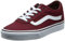 Vans Ward Canvas, Damen Low-Top-Trainer, Rot Canvas Burgundy Olq, 38.5 EU
