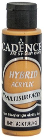 Cadence Peinture acrylique multi-surfaces hybride orange clair réf. H011