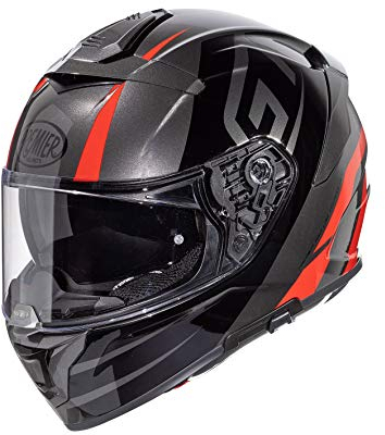 Premier HELM DEVIL GT 17,GRAU/SCHWARZ/ROT,XL