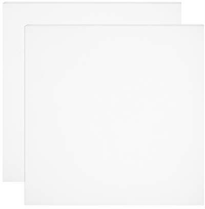 BENECREAT 2PCS Weiße Silikonkautschukplatte 250x250x1mm Hochtemperaturbeständige Dichtungsplatte, zur Herstellung von Dichtungen und Dichtungen