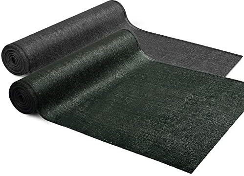 Floordirekt Zaunblende Marius | Sichtschutz für Zaun & Balkon mit Befestigungszubehör | Schattiernetz Sonnenschutz Windschutz (1 x 6 m (BxL), Grün)