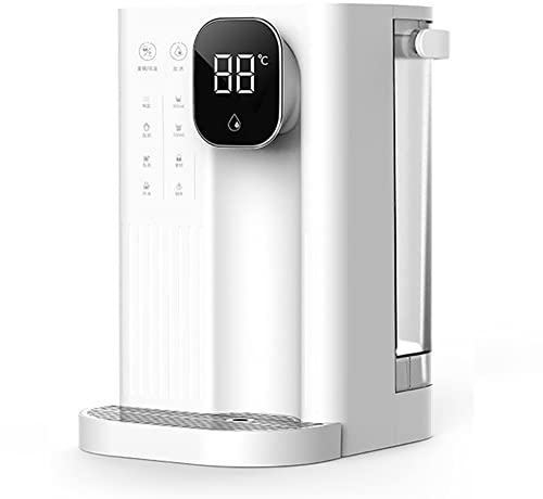 Distributeur d'eau chaude instantané, mini distributeur d'eau intelligent, ébullition rapide 3 s, réglage de la température à 5 vitesses, réglable par 1°c, réservoir d'eau 3 L, installation gratuite