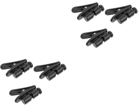 Hemobllo 6piezas Clips De Cable Para Auriculares De Sujetacables Para Fijación De Cables De Auriculares Organizador Práctico Para Uso Trabajo y Ejercicio