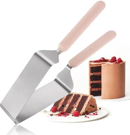 FJYXCHENXM 1 Pack Cake Slicer Cutter Divider Universal Triangle Cake Divider with Double Handle, Slicer Tool for Serving Pies Desserts Pastries Breads Pizza