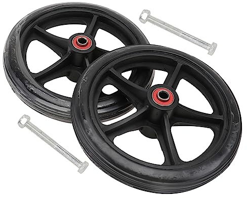 DIYEAH 2pièces Roues Avant De Rechange Pour Fauteuil à Roues Roues Antidérapantes Pour Déambulateur Conception Facile à Installer Avec Roulements à Billes De Précision