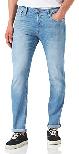 JACK & JONES Male Tapered Fit Jeans JJIMIKE JJORIGINAL JOS 011 NOOS Tapered Fit Jeans