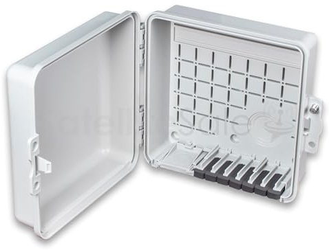 SatelliteSale Weatherproof Junction Box Heavy Duty Enclosure 9x9x4 Inches UV-Rated Thermoplastic Alloy Made in USA