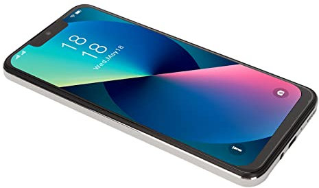 TeléFono MóVil Smartphone Diez NúCleos 6,2 Pulgadas 8 MP y 16 MP 7000 MAh 6 GB y 128 GB con Cable USB para Empresas (Blanco)